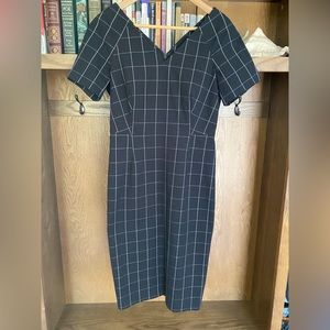 Banana Republic x Mad Men Vintage Style Plaid Dress